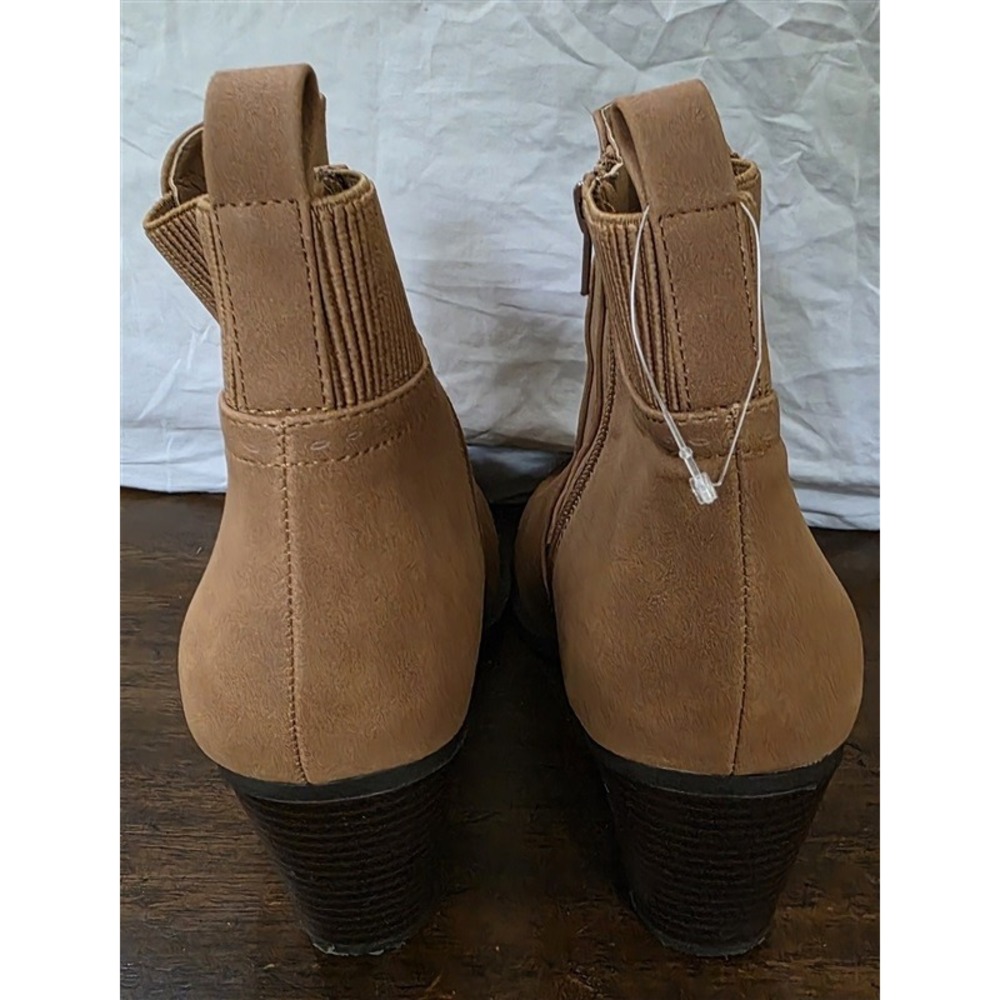 NWOT Market Spruce 10 Ankle Boots Butterscotch Booties 126160 - Picture 4 of 6